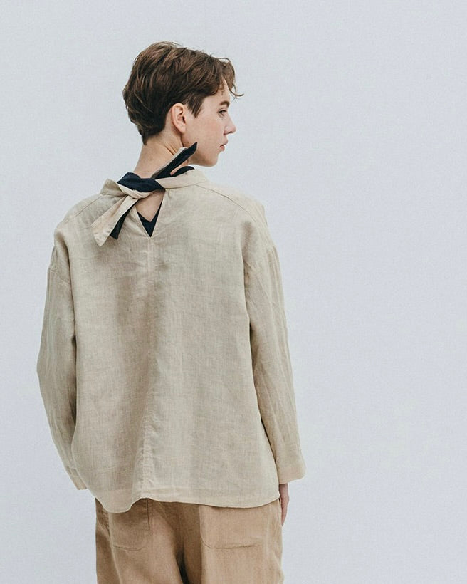 Becca Ribbon Top: Ivoire