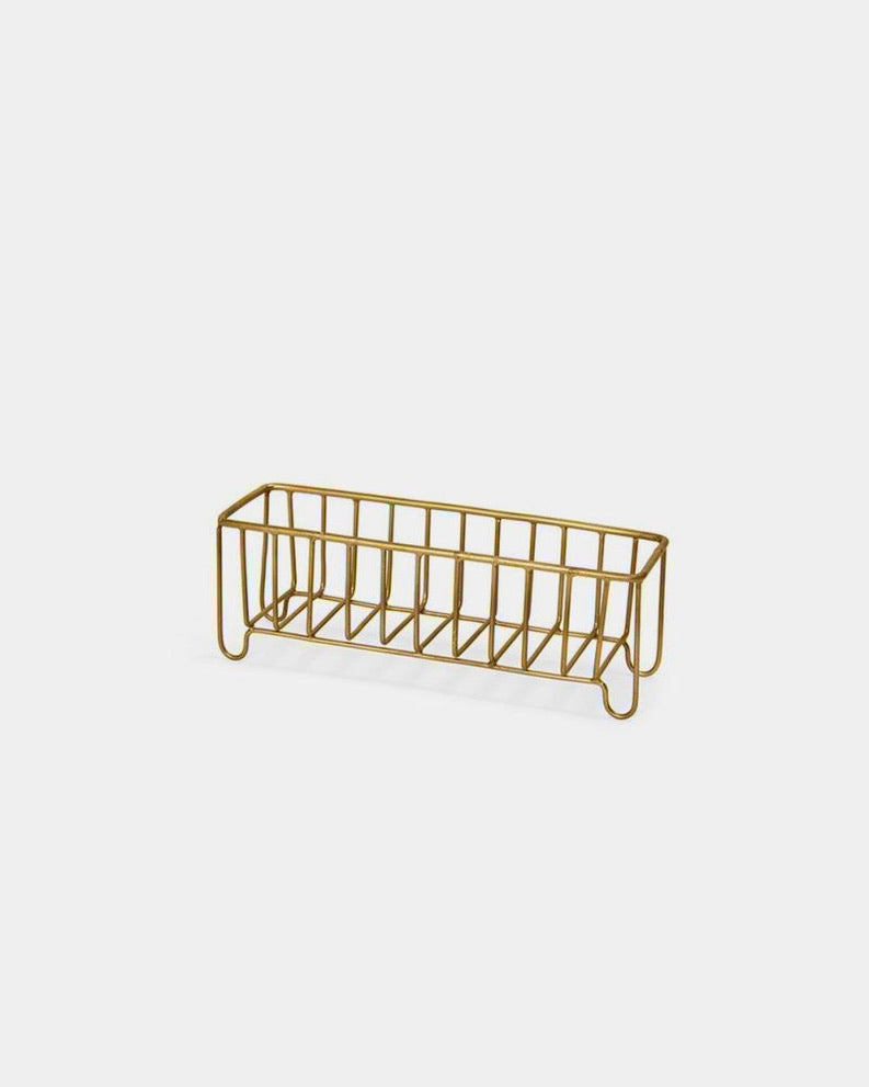 Brass Wire Basket: Narrow