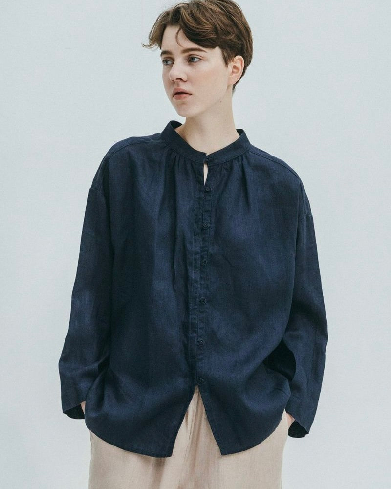 Becca Ribbon Top: Ardoise