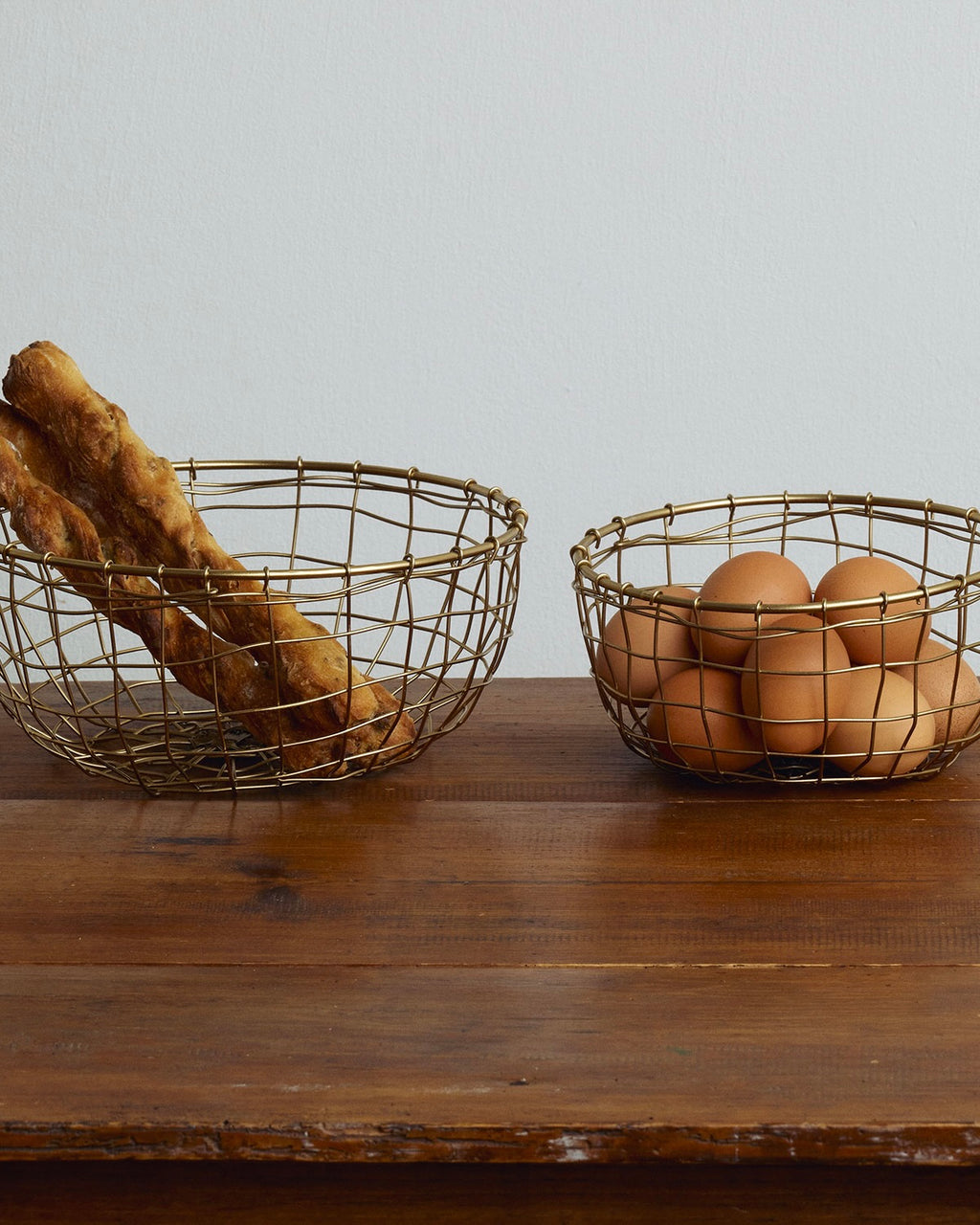 Wire Basket: Round Shallow Medium