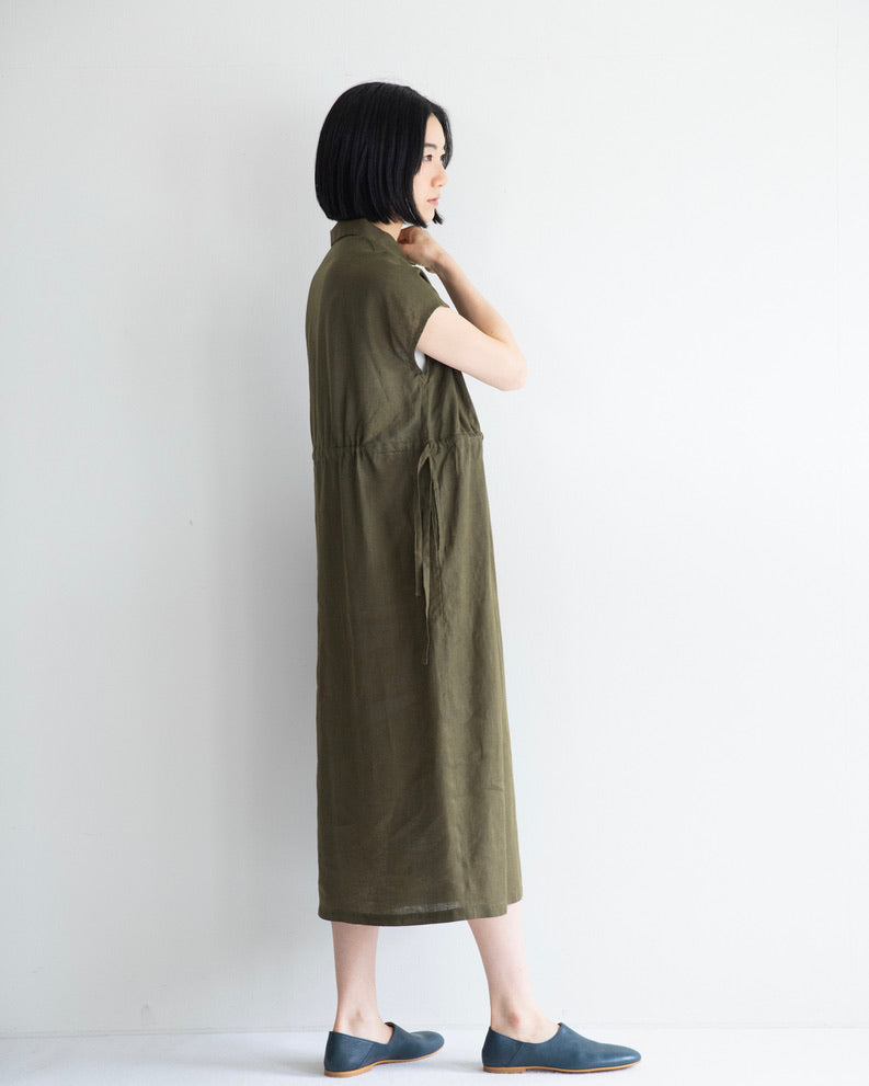 Kaho Dress: Olive