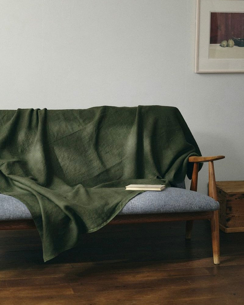 Linen Blanket: Laurel