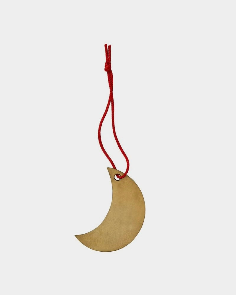 Brass Moon Ornament