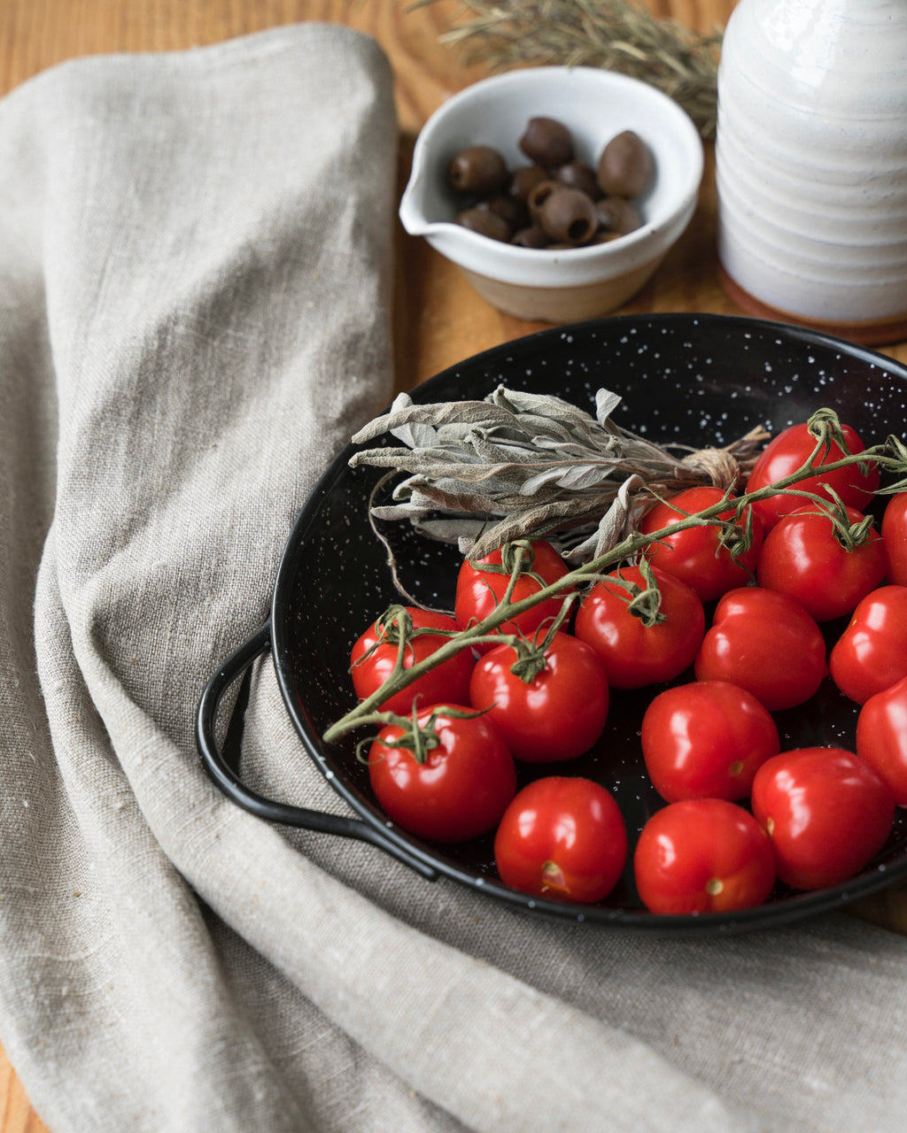 Thick Linen Kitchen Cloth: Natural