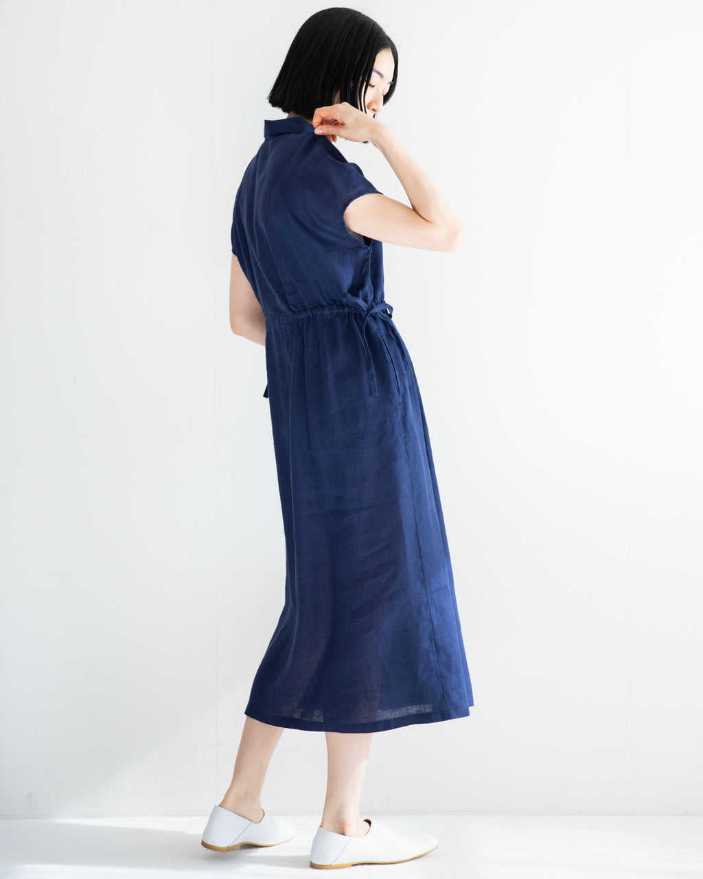 Kaho Dress: Indigo Blue