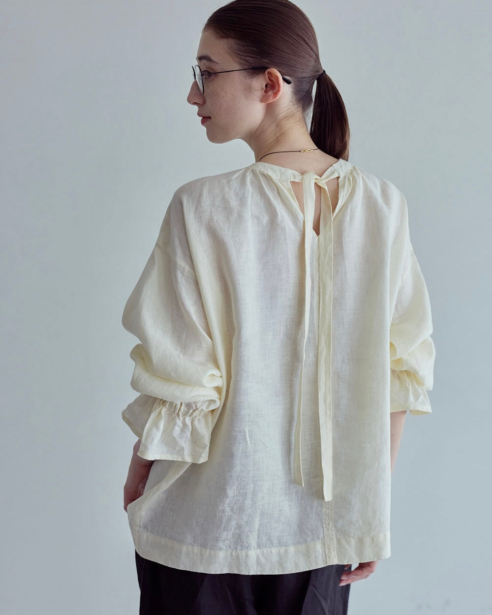 Lily Top: Ecru