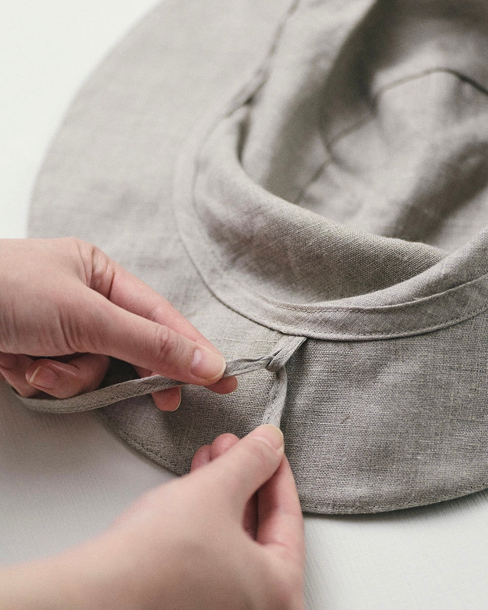 Milos Linen Hat: Natural