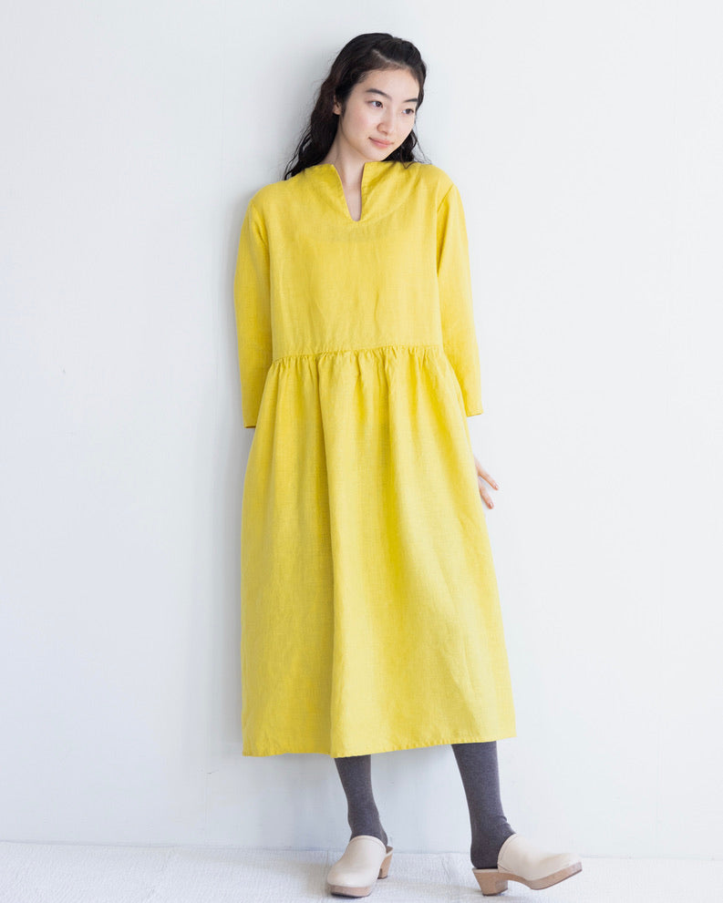 Margaux Dress: Citron
