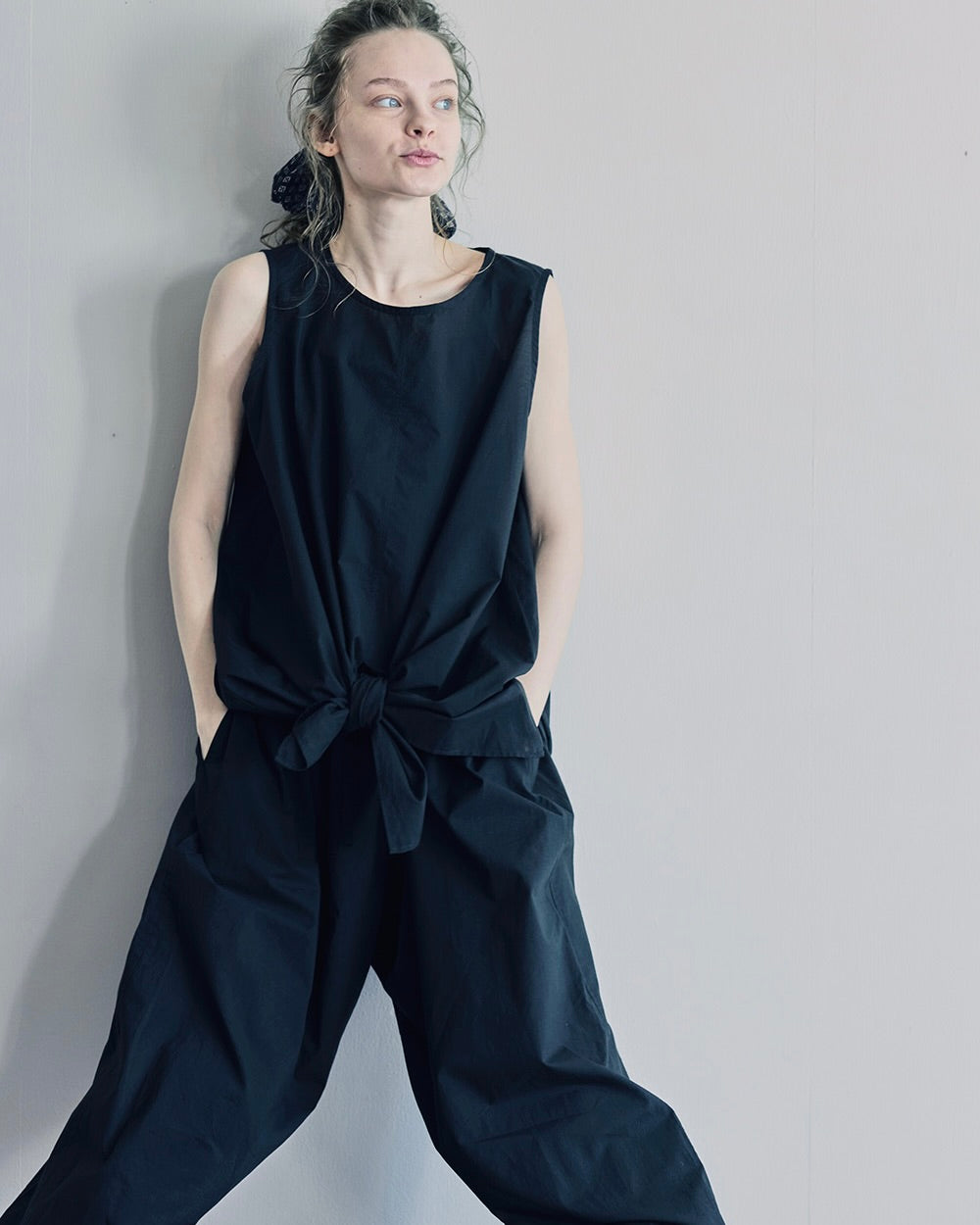 Patang Top: Dark Navy