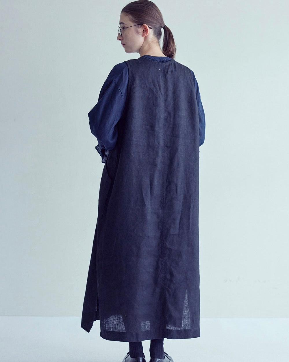 Telma Over Dress: Black