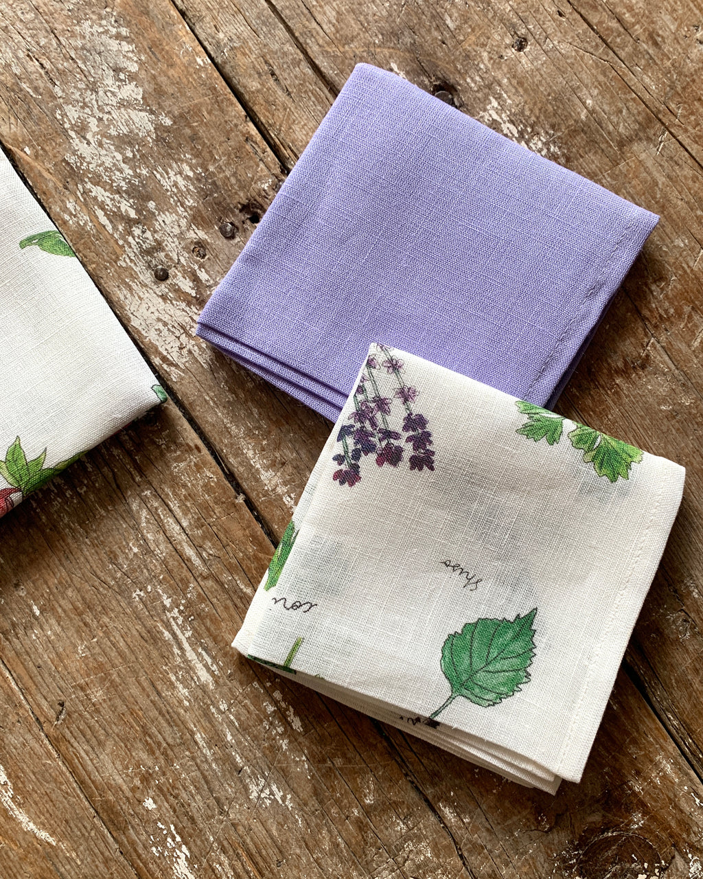 Handkerchief-Isabelle Boinot: Herbs