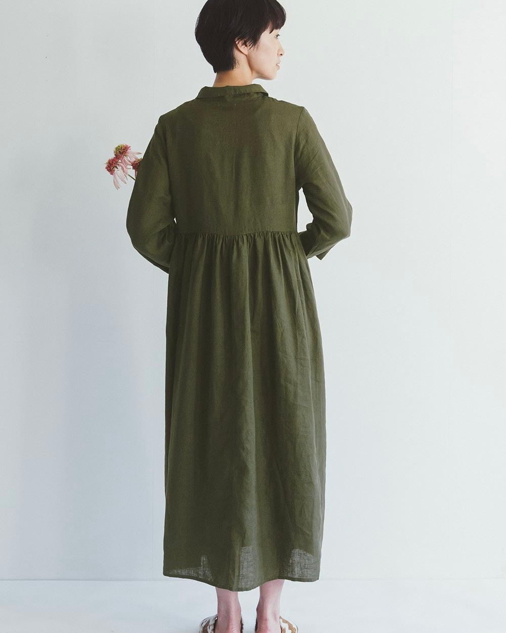 Lisa Dress: Olive