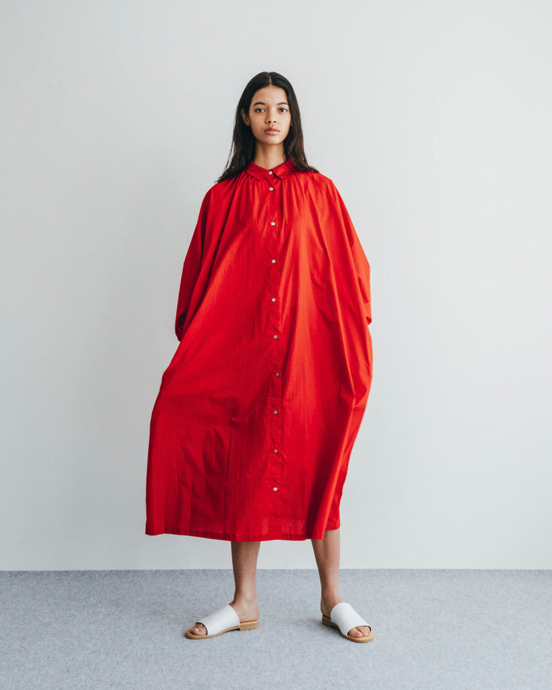 Lipi Dress: Tomato Red