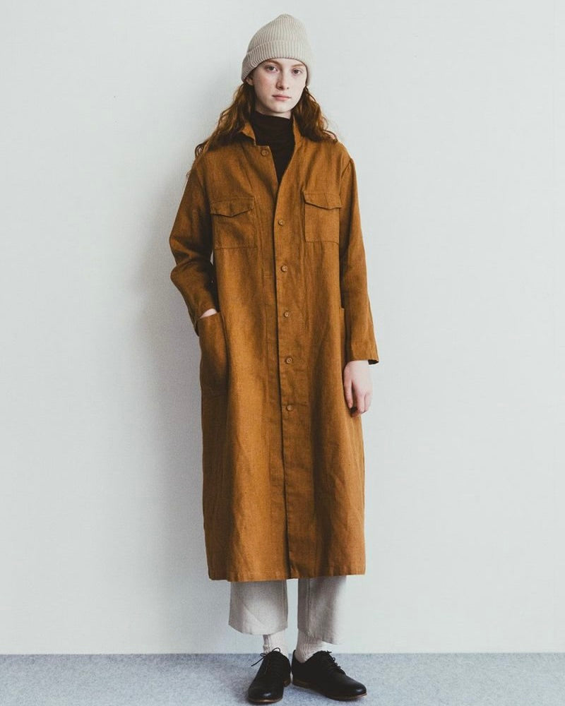 Siiri Work Coat: Ochre