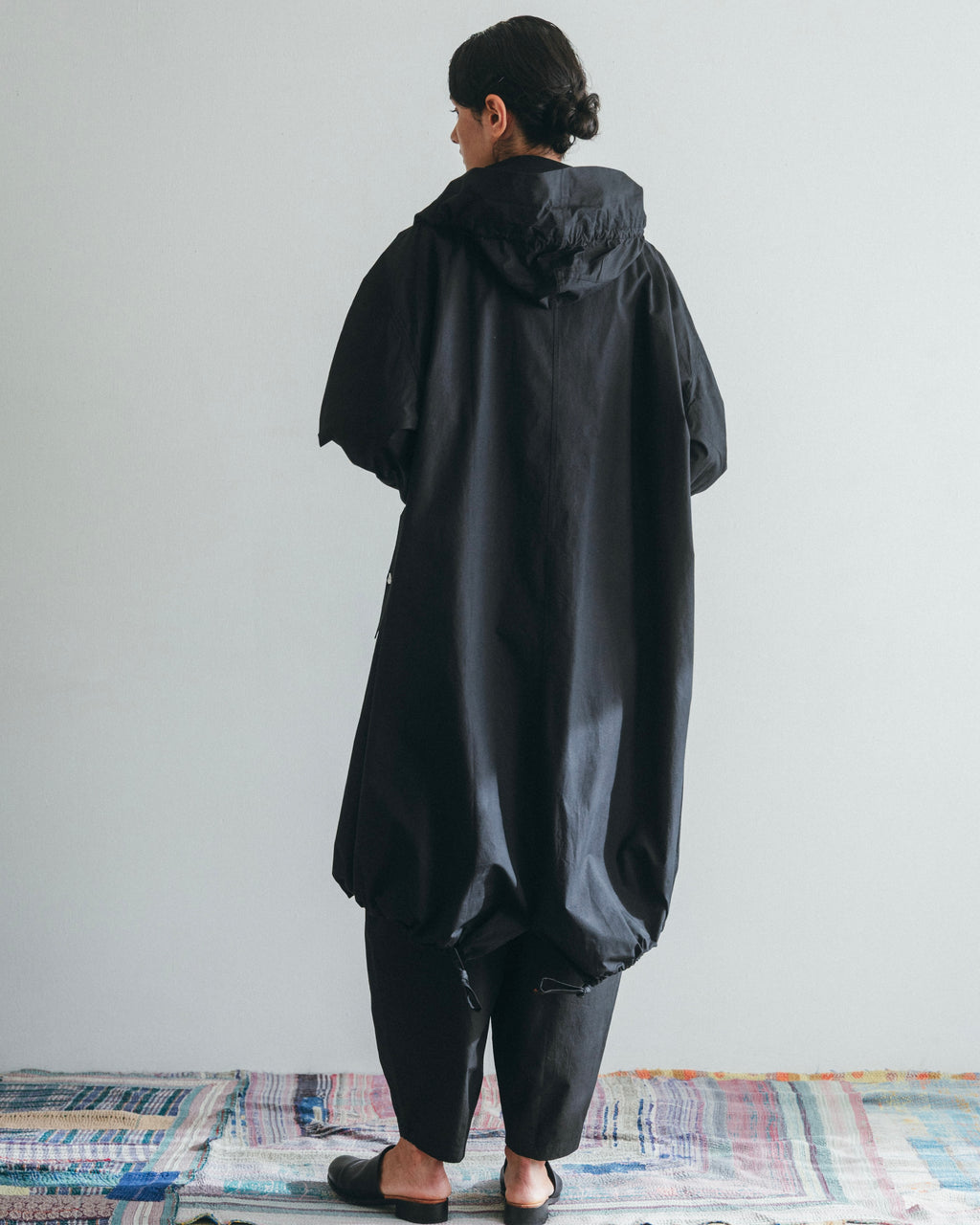 Narain Coat: Black