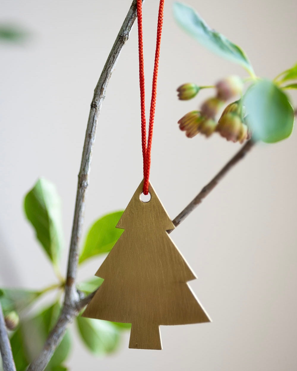 Brass Tree Ornament