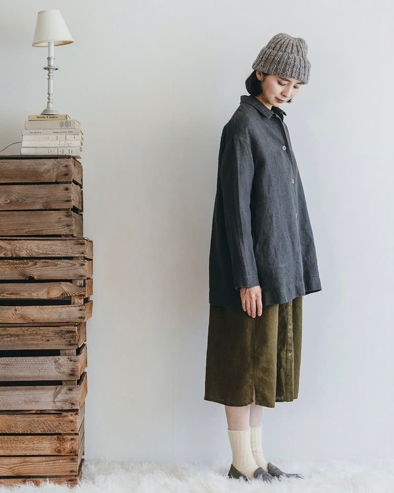 Kelci Jacket: Grey Blue