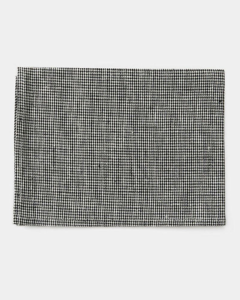 Kitchen Cloth: Black Houndstooth