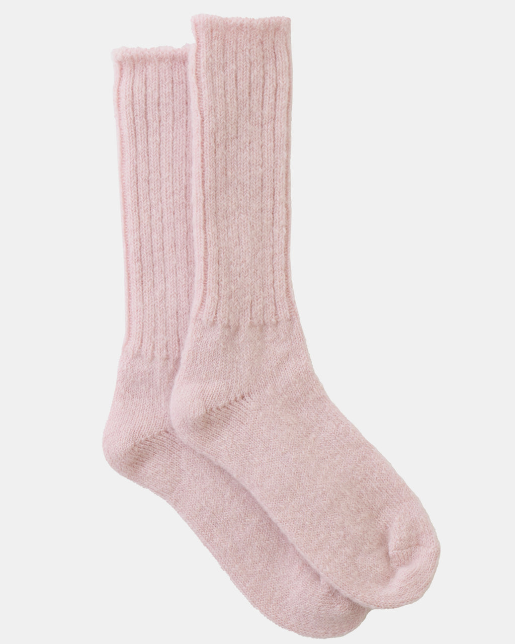 Mohair Socks: Pink