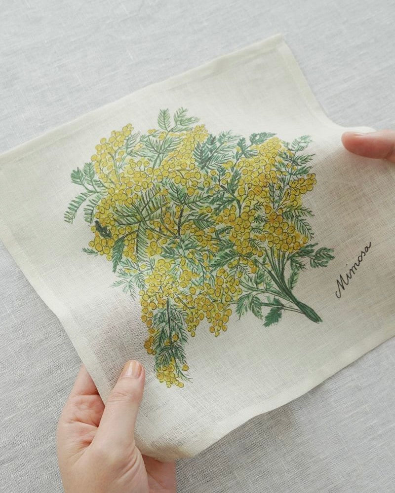 Handkerchief-Isabelle Boinot: Mimosa