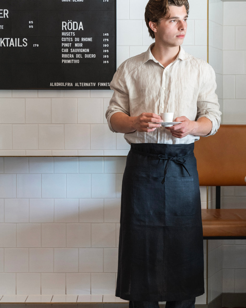 Garçon Apron: Black