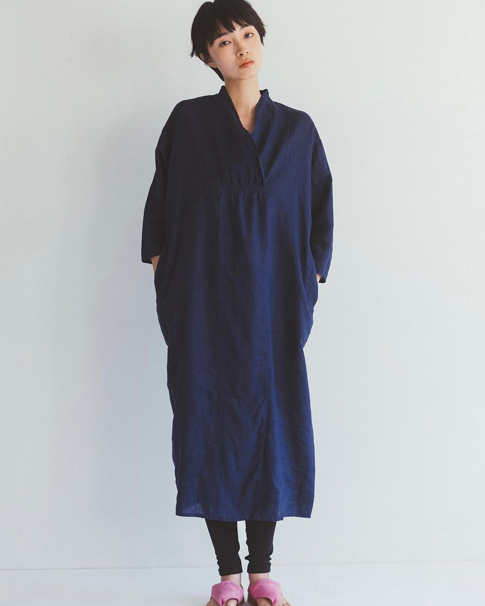 Monica Dress: Blue Indigo