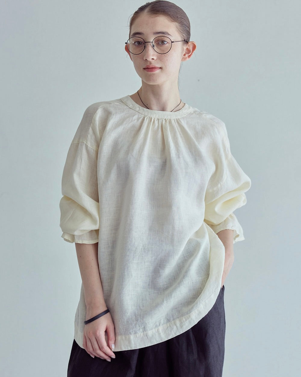 Lily Top: Ecru