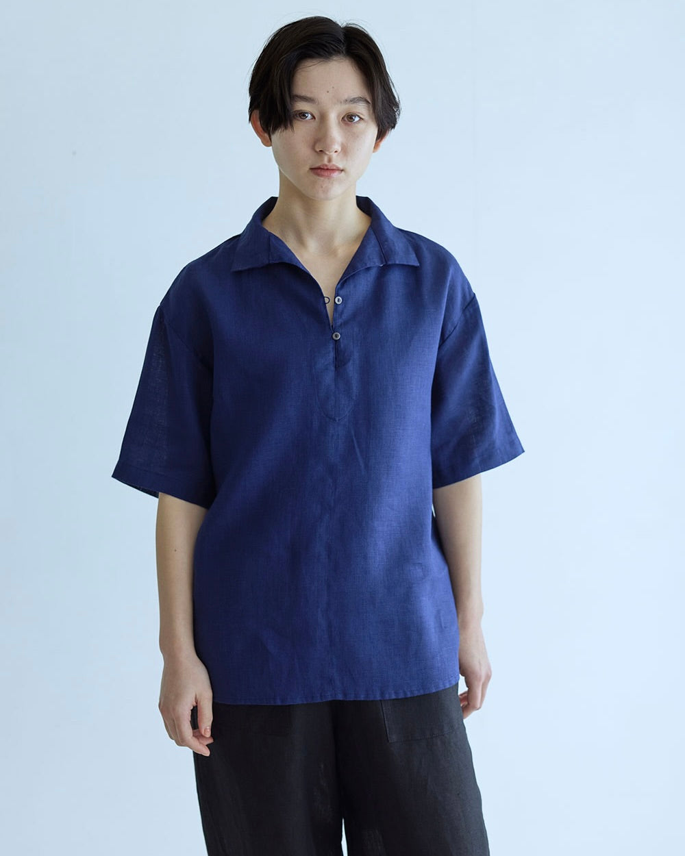 Emel Top: Blue Indigo