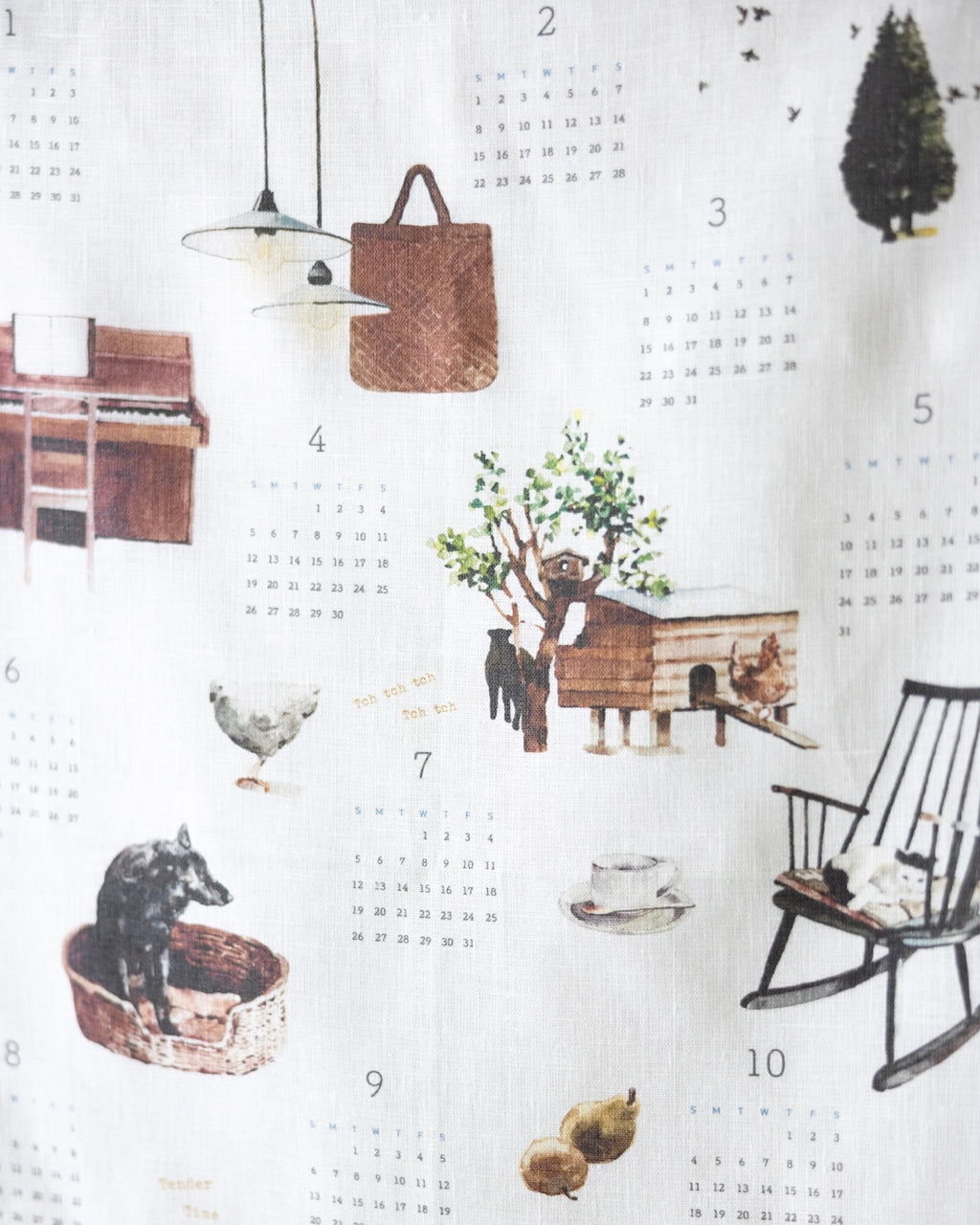 2026 Calendar Cloth: Tender Time