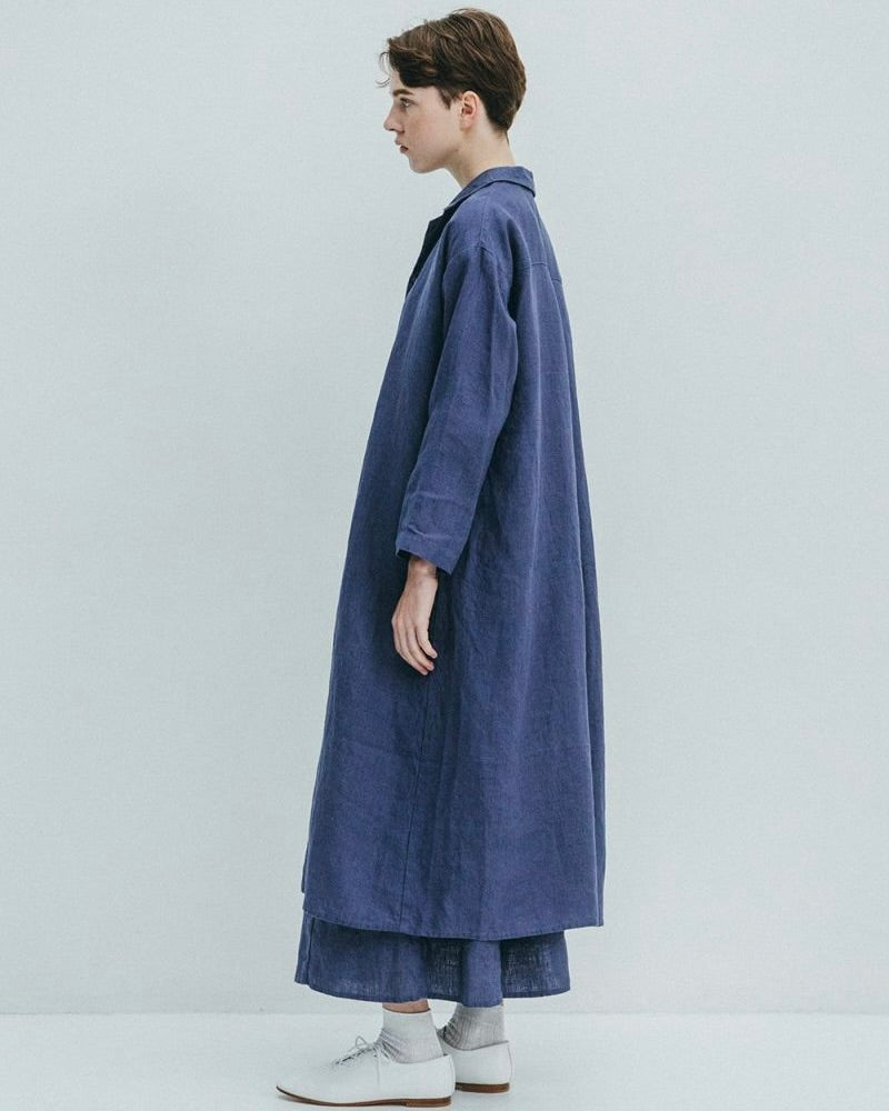 Hazel Coat: Smoke Blue