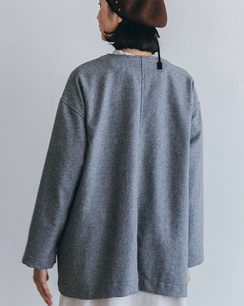 Ivy Coat: Wool Grey Check