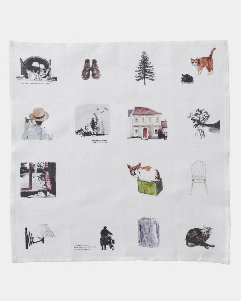 Handkerchief-Misato Ogihara: Living with Cats