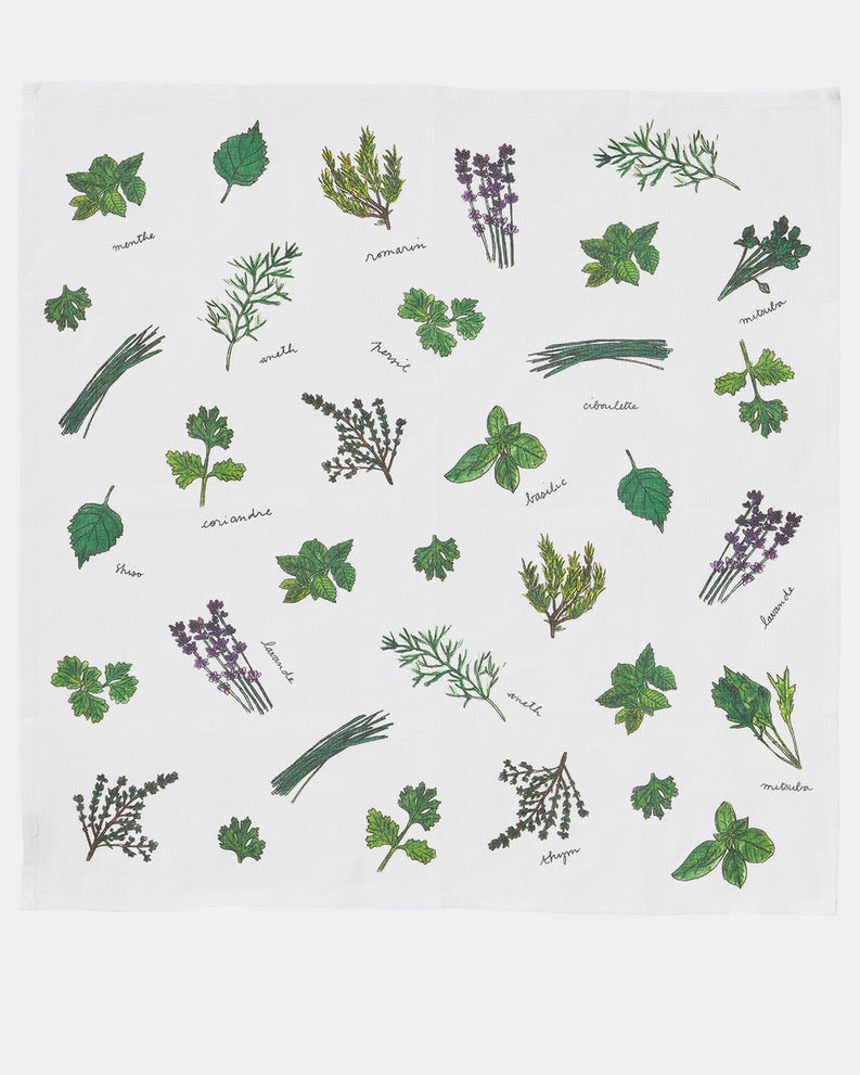 Handkerchief-Isabelle Boinot: Herbs