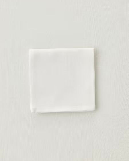 Linen Handkerchief-White