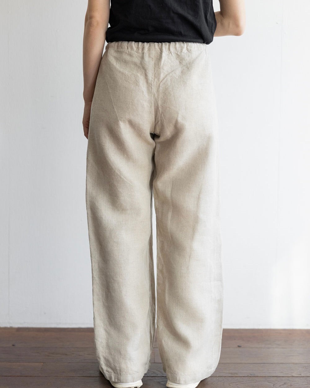 Oise Drawstring Pants: Natural