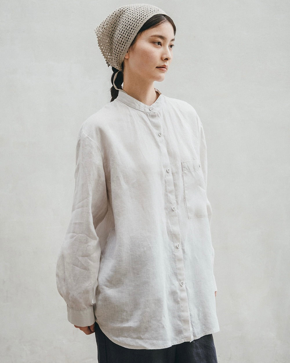 Phoebe Shirt: Albatre