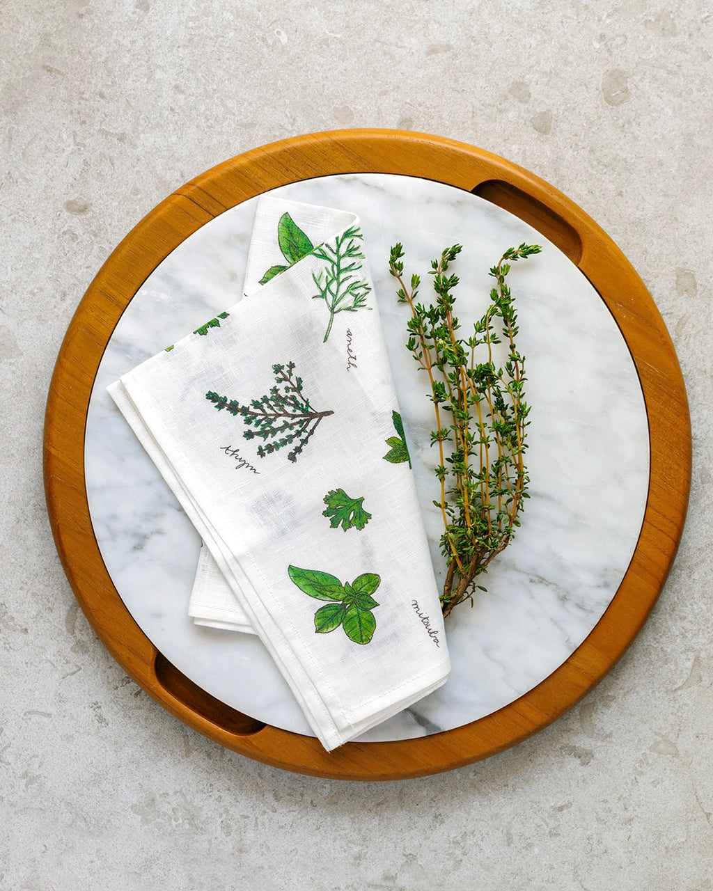 Handkerchief-Isabelle Boinot: Herbs