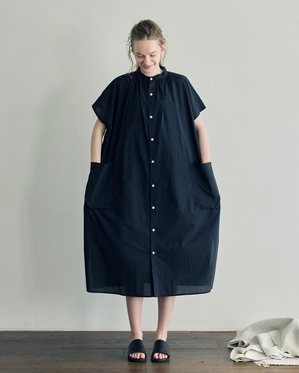 Claire Dress: Dark Navy