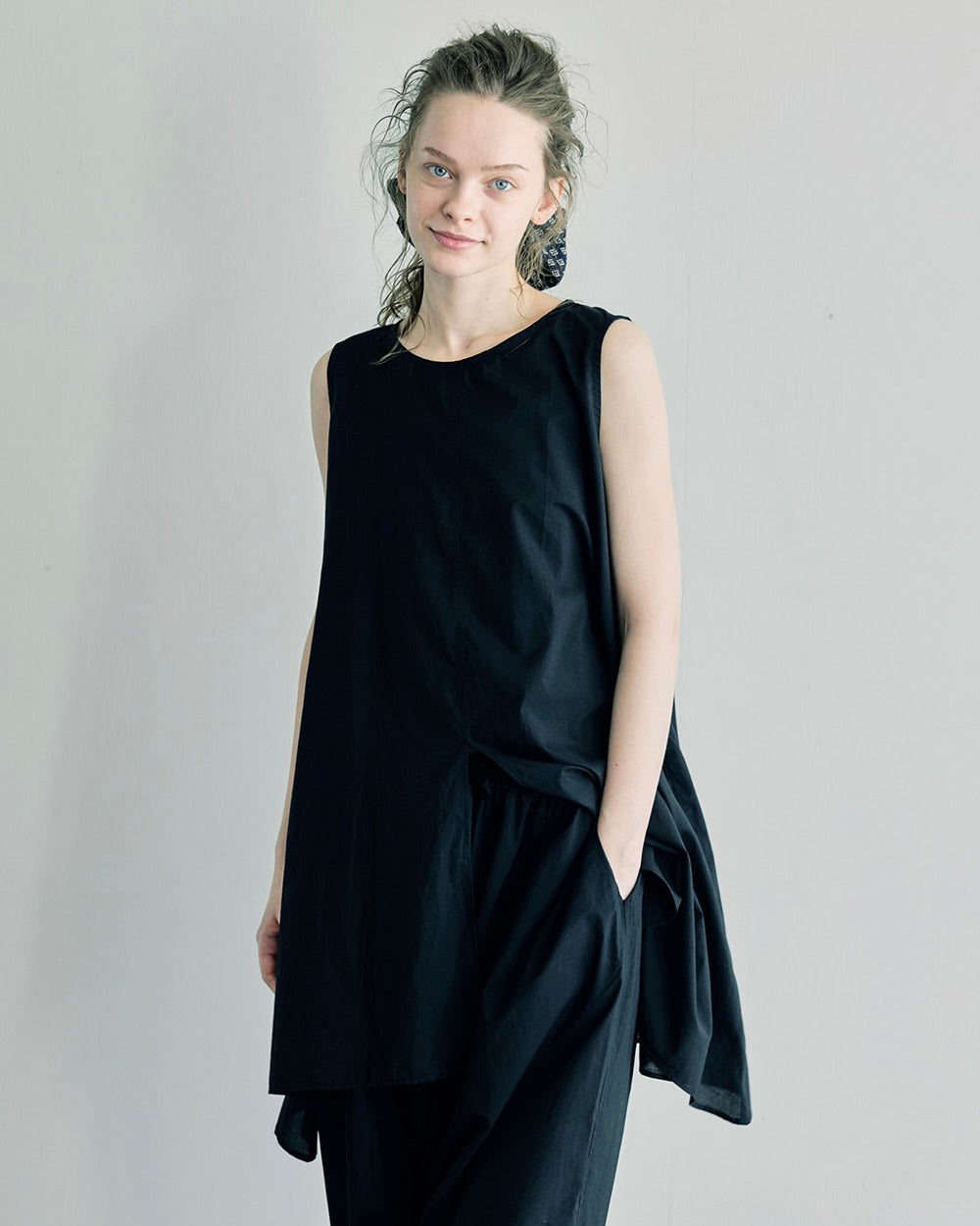 Patang Top: Dark Navy