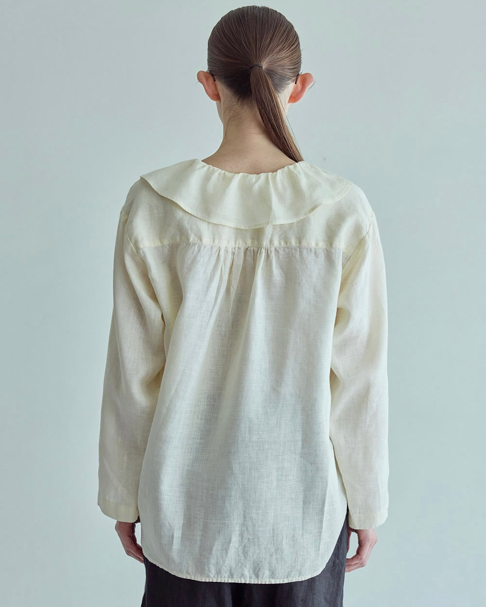 Alice Top: Ecru