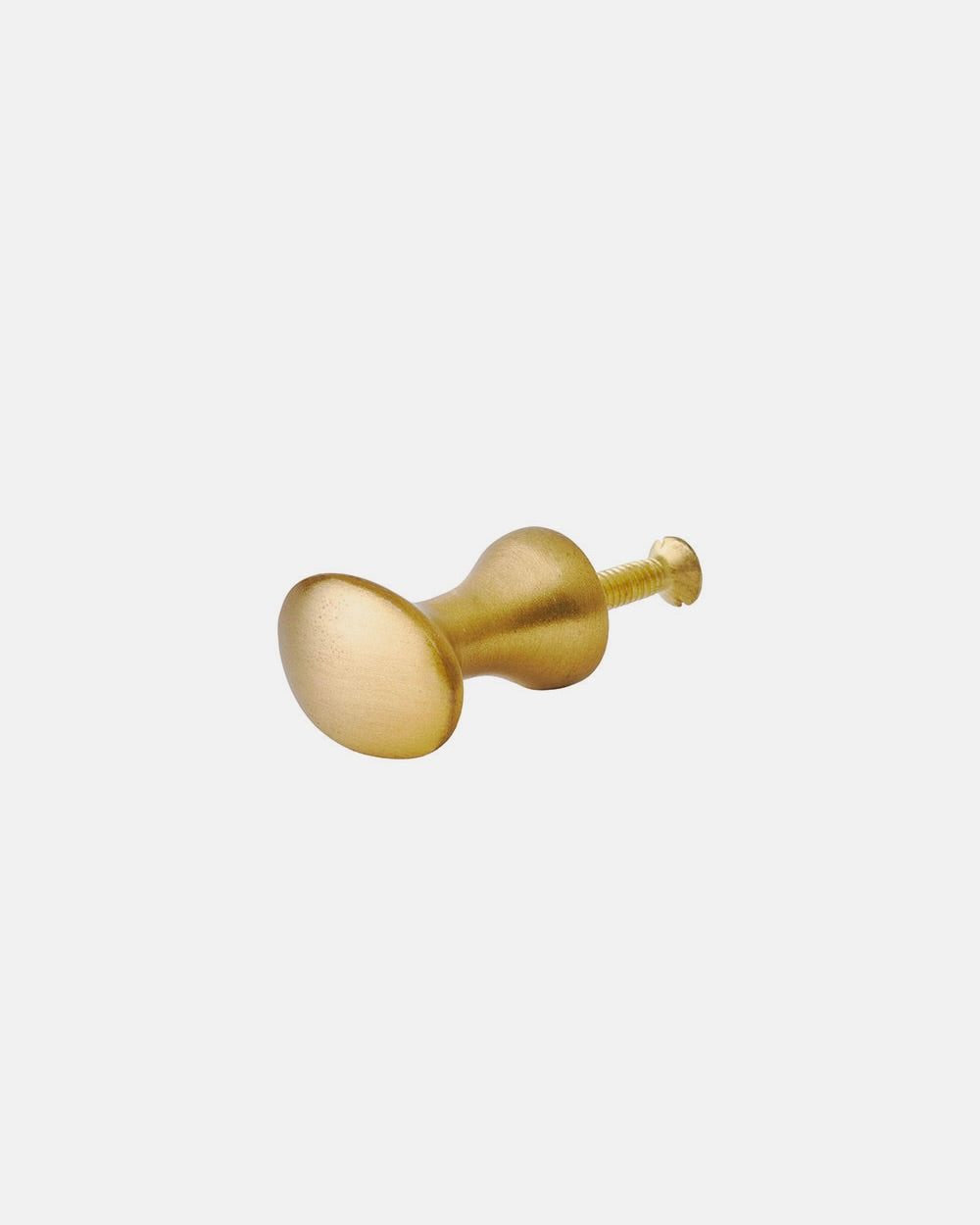 Brass Knob Oval: Medium