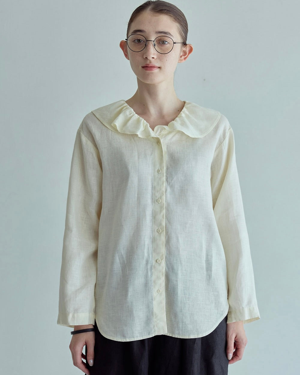 Alice Top: Ecru