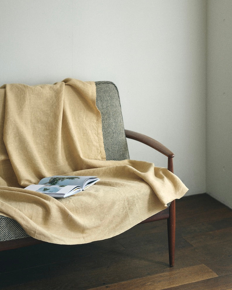 Linen Blanket: Canari