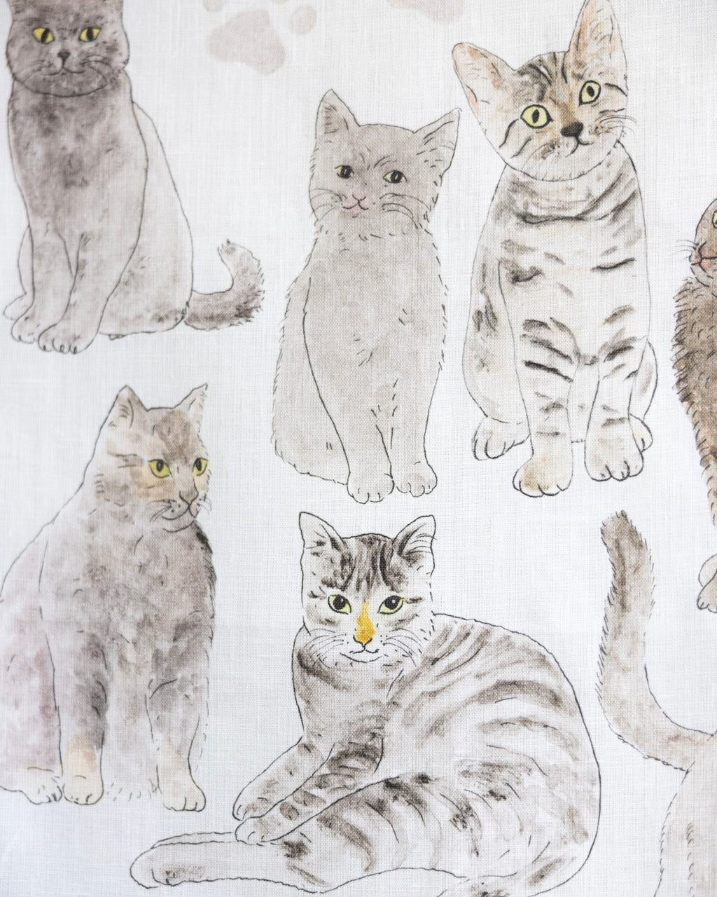 2026 Calendar Cloth: Gray Cats