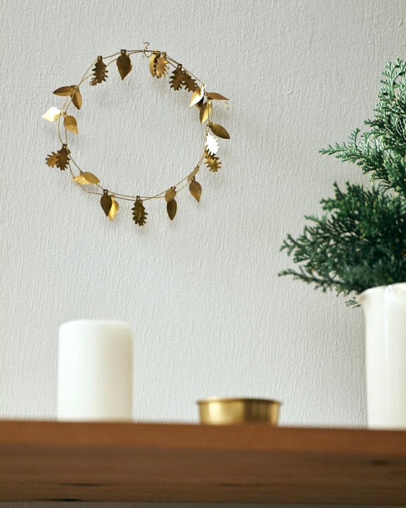 Brass Garland: Leaf