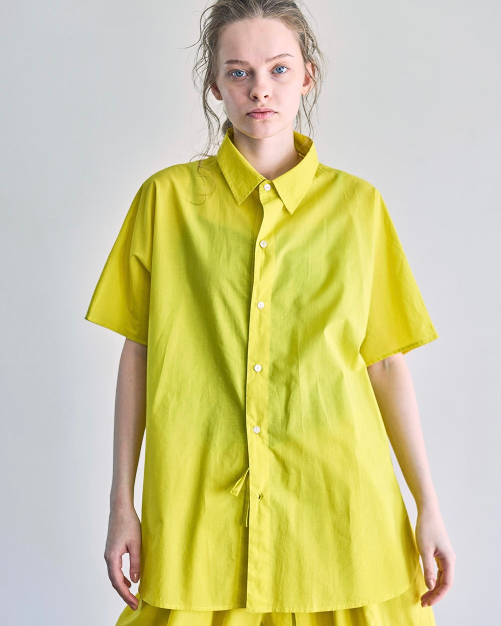 Khushi Shirt: Yellow