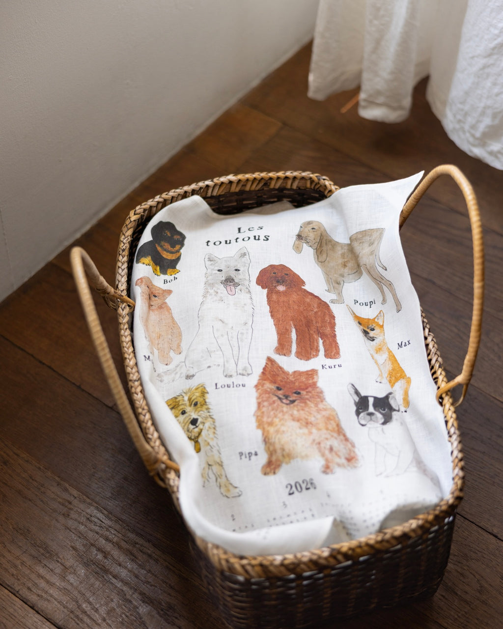 2026 Calendar Cloth: Lovely Doggies