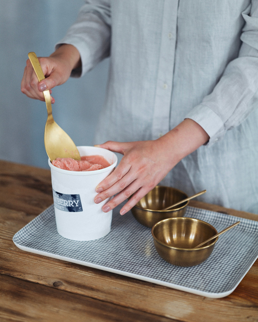 Brass Serving Spoon