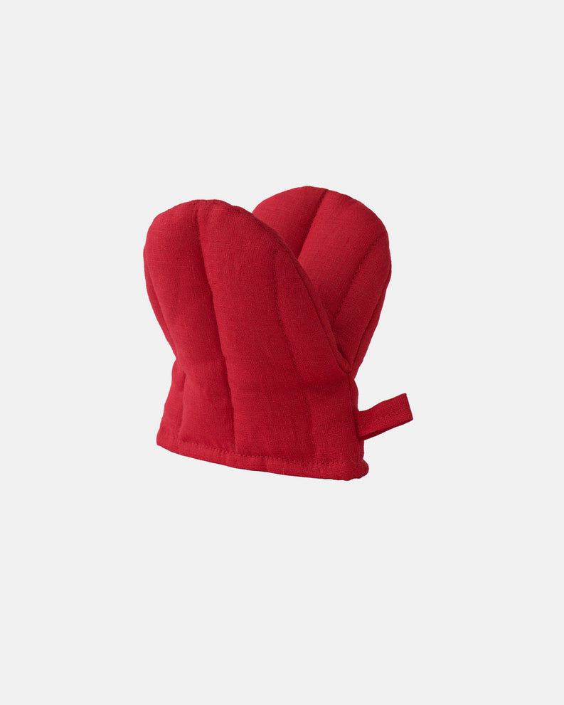 Oven Mitten: Coquelicot